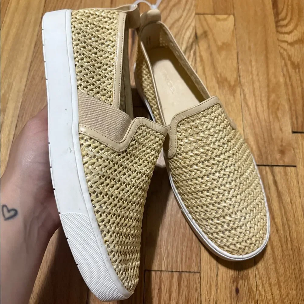 Vince | Blair Raffia Slip On Sneakers